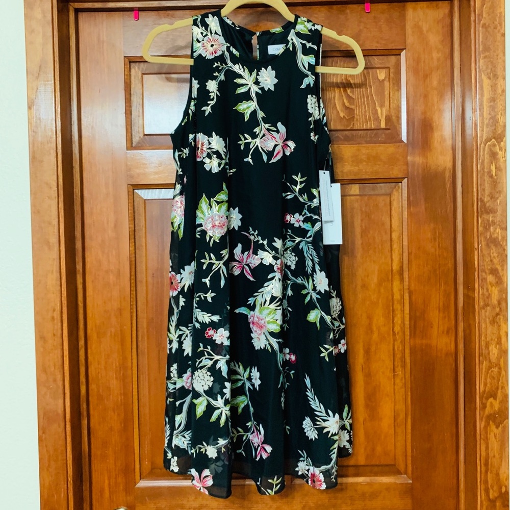 NWT Calvin Klein Floral Mini Dress